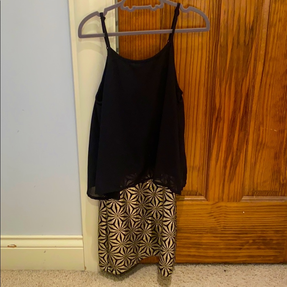 Black and Gold dress